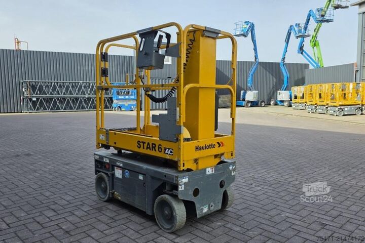 Pont élévateur à ciseaux Haulotte Star 6 Electric, Non Marking Tyres, 5.8m Working H
