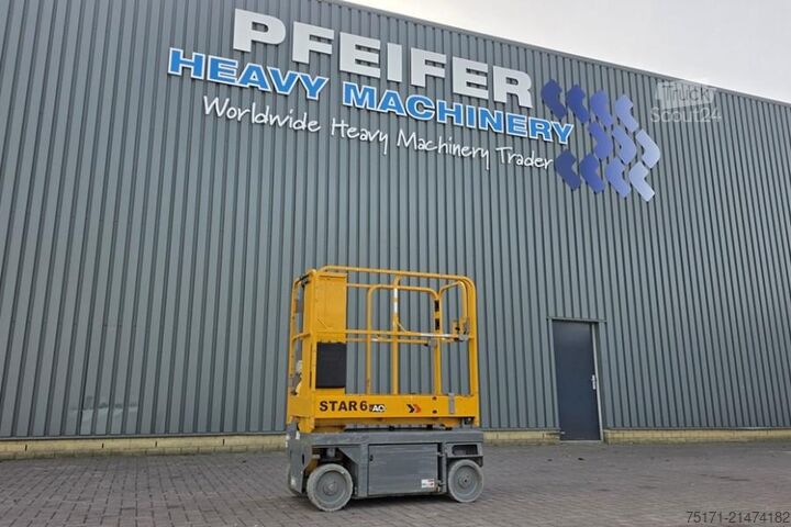 Pont élévateur à ciseaux Haulotte Star 6 Electric, Non Marking Tyres, 5.8m Working H