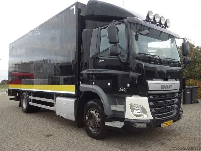 Resväska DAF CF 290 ALUGESLOTENBAK EN KLEP 2500 KG,GVW 20.50...
