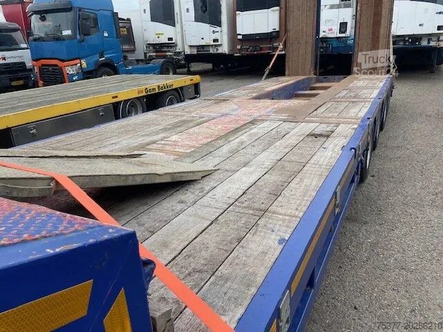 Lav læsser Nooteboom OSD 73-4 ,4 assige dieplader met hydraulische o...