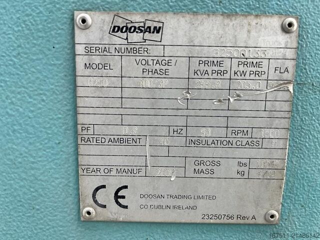 Agrega Ingersoll Rand G 250