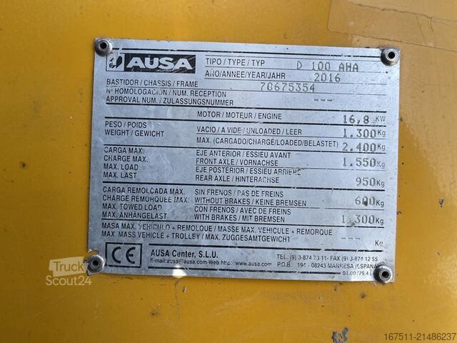 Dump truck Ausa D 100 AHA