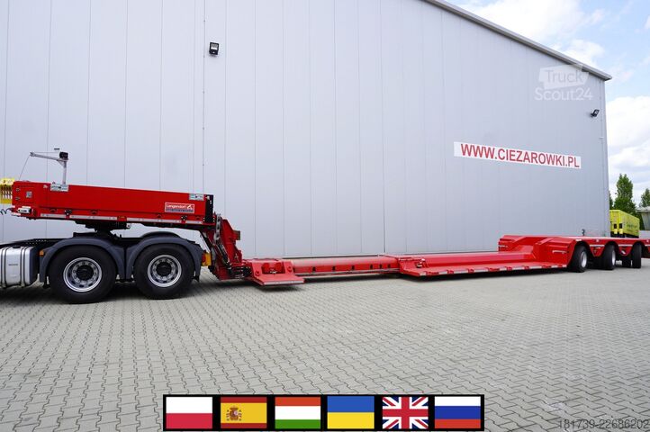 Lågplattform LANGENDORF SATAHV 30/50 low-bed semi-trailer / 16 m