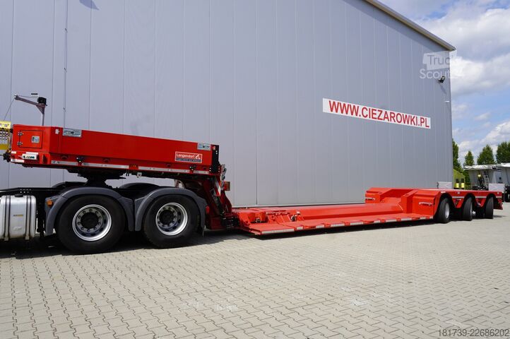 Lågplattform LANGENDORF SATAHV 30/50 low-bed semi-trailer / 16 m