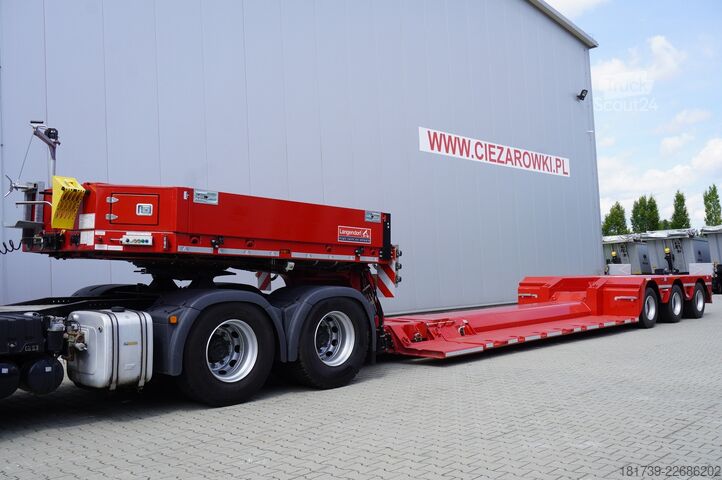 Lågplattform LANGENDORF SATAHV 30/50 low-bed semi-trailer / 16 m