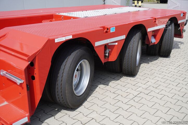Lågplattform LANGENDORF SATAHV 30/50 low-bed semi-trailer / 16 m