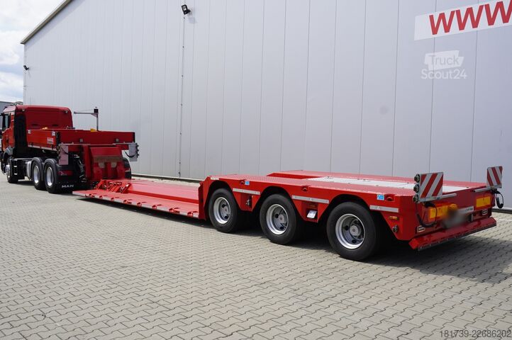 Lågplattform LANGENDORF SATAHV 30/50 low-bed semi-trailer / 16 m