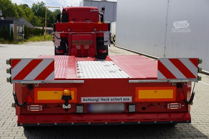 Lågplattform LANGENDORF SATAHV 30/50 low-bed semi-trailer / 16 m