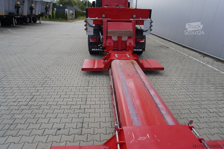 Lågplattform LANGENDORF SATAHV 30/50 low-bed semi-trailer / 16 m