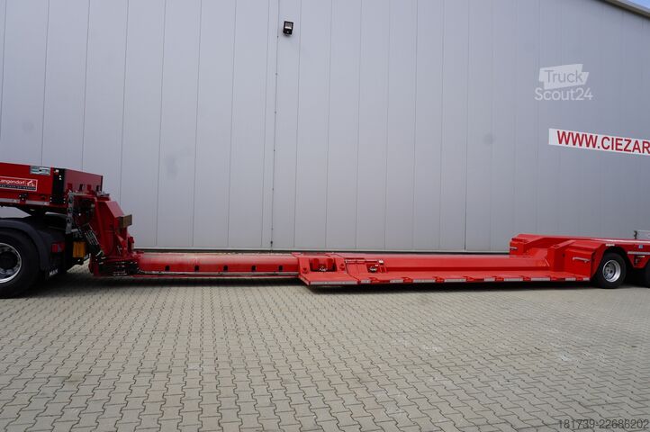 Lågplattform LANGENDORF SATAHV 30/50 low-bed semi-trailer / 16 m