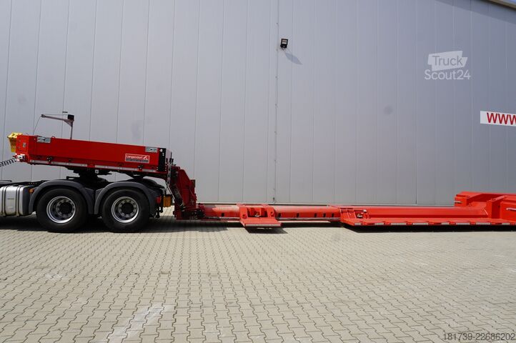Lågplattform LANGENDORF SATAHV 30/50 low-bed semi-trailer / 16 m