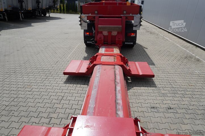 Lågplattform LANGENDORF SATAHV 30/50 low-bed semi-trailer / 16 m