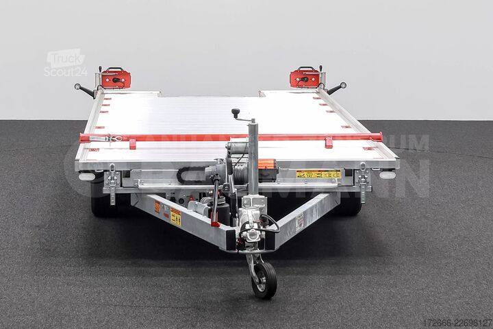 شاحنة نقل سيارات مغلقة Vezeko IMOLA 35.47 RACE MASTER | TRIDEM | E-WINDE 542X209CM 3500KG AUTOTRAILER
