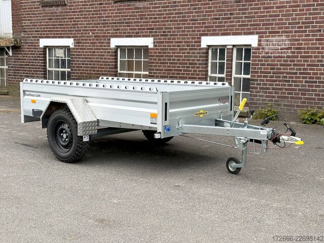  Humbaur HA 132513 KV OFFROAD 251X131X40CM 1300KG TIEFLADER | BUGKLAPPE