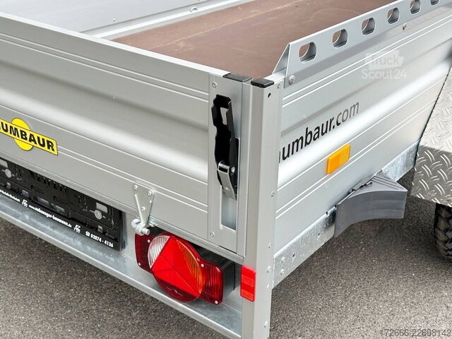  Humbaur HA 132513 KV OFFROAD 251X131X40CM 1300KG TIEFLADER | BUGKLAPPE