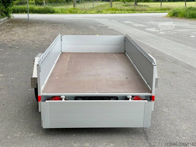  Humbaur HA 132513 KV OFFROAD 251X131X40CM 1300KG TIEFLADER | BUGKLAPPE