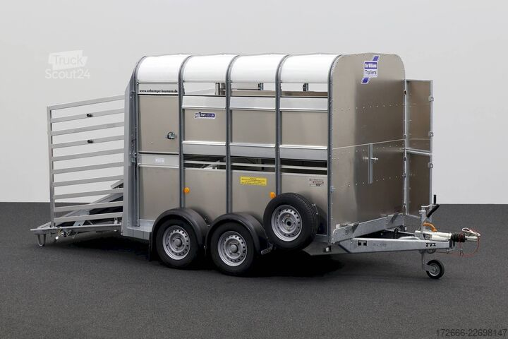 Hayvan taşıma römorku Ifor Williams TA5 | 8x6 | DOPPELSTOCK 241X156X183CM VIEHANHÄNGER | 2X LÜFTUNG