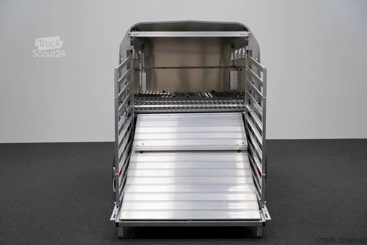 Hayvan taşıma römorku Ifor Williams TA5 | 8x6 | DOPPELSTOCK 241X156X183CM VIEHANHÄNGER | 2X LÜFTUNG