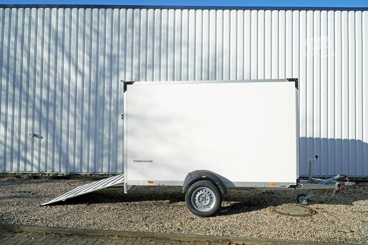 Remolque caja Humbaur HK 133015-18P | RAMPE 304X151X180CM 1300KG KOFFERANHÄNGER