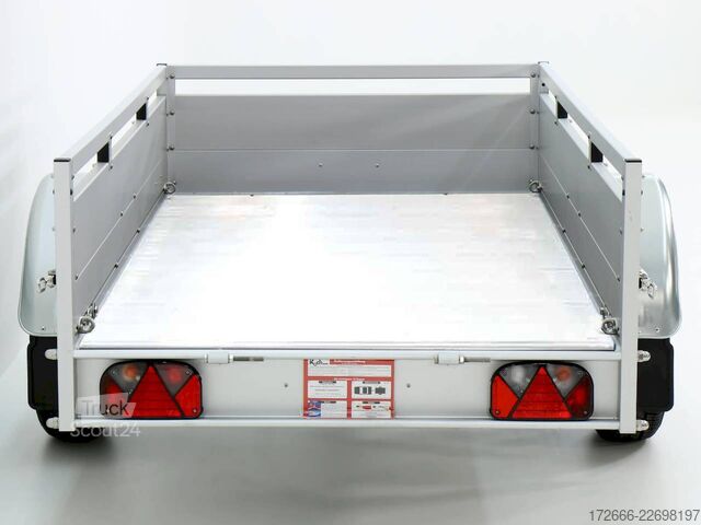 Remorque à caisse Koch-Anhänger B1000 | ALUBODEN 205X105X45CM 1000KG TIEFLADER