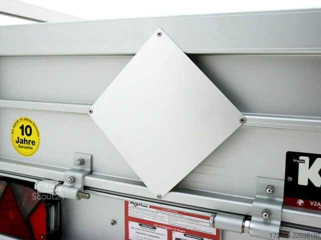 Remorque à caisse Koch-Anhänger B1000 | ALUBODEN 205X105X45CM 1000KG TIEFLADER
