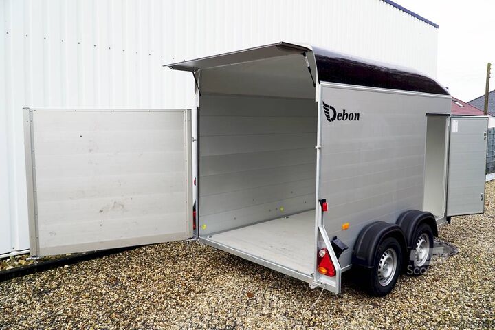 Kofferanhänger Debon CHEVAL LIBERTE DEBON C500 2600KG ALU ROADSTER SCHWARZ +SEITENTÜR