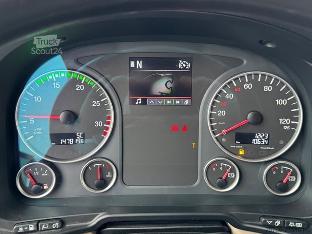 Flaklastbil med kapell MAN TGM 26.320 L / LBW / 2xAHK / LENKACHSE / 18 PAL