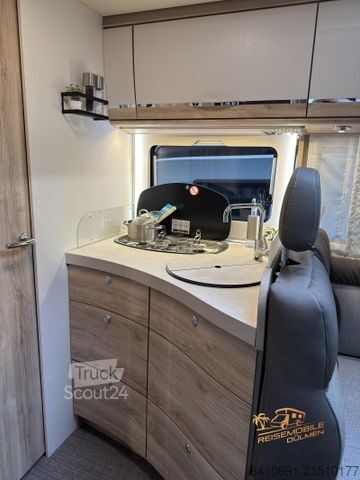 Integraal camper EURAMOBIL Integra Line 720 EB RFK ALDE  Wärmetauscher