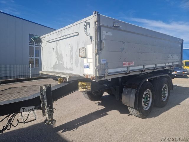 Driezijdige kipperaanhanger KEMPF 19t Tandem Anhänger 2-Seitenkipper Alu Rollplane