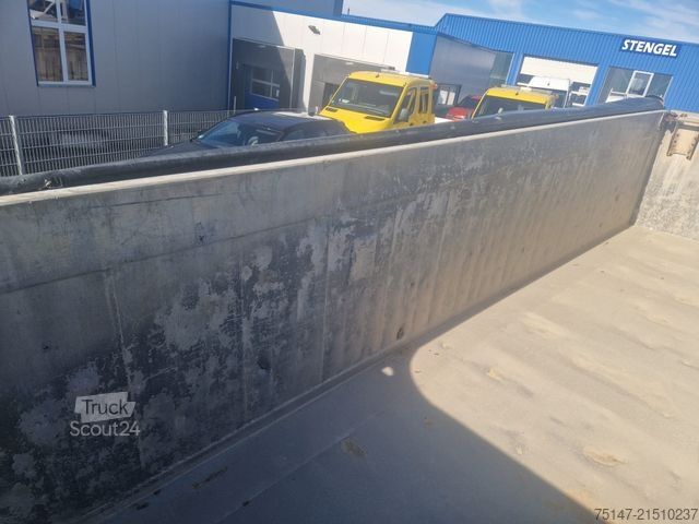 Driezijdige kipperaanhanger KEMPF 19t Tandem Anhänger 2-Seitenkipper Alu Rollplane