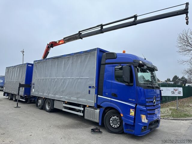 Camião-grua Mercedes-Benz Actros 2645 6x2 105m³ JUMBO + RETARDER + CRANE ...