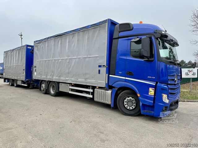 Camião-grua Mercedes-Benz Actros 2645 6x2 105m³ JUMBO + RETARDER + CRANE ...