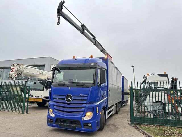 Camião-grua Mercedes-Benz Actros 2645 6x2 105m³ JUMBO + RETARDER + CRANE ...