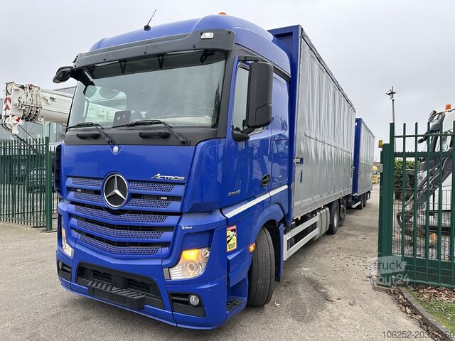 Camião-grua Mercedes-Benz Actros 2645 6x2 105m³ JUMBO + RETARDER + CRANE ...
