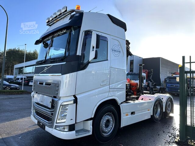Standaard trekker Volvo FH 500 6X2 + PALFINGER PK16502 (2008) - EURO 6 ...