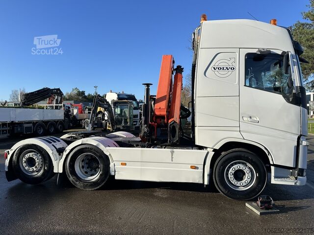 Standaard trekker Volvo FH 500 6X2 + PALFINGER PK16502 (2008) - EURO 6 ...