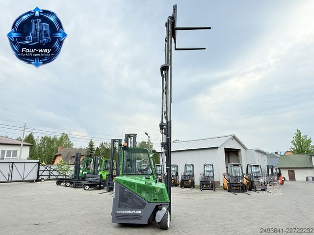 Keturs kryptimis krautuvas Combilift CB4000 GAS TRIPLEX 6800 POSITIONER CABIN