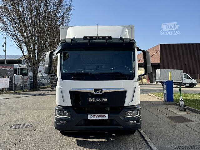 Truck with box body LBW MAN TGM 15.290 Koffer 7,3m LBW NL.8,0t AHK
