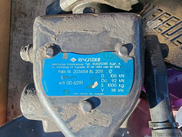 Trailer coupling Rockinger Ringfeder 4040/G145    500G6