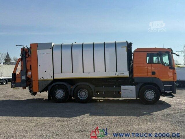 Garbage truck MAN TGS 28.320 Faun Rotopress 518 Terberg Schüttung