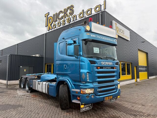 Sistema de brazo de gancho Scania R 500 + 6x2 + V8 + SPECIAL + RETARDER