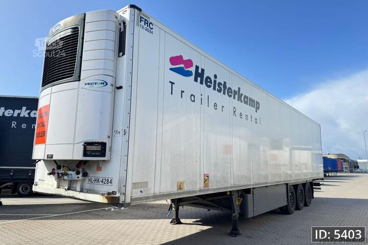 Transport réfrigéré/congélé Schmitz Cargobull SKO 24 / Disk brakes / Carrier Vector 1550 / Pa...