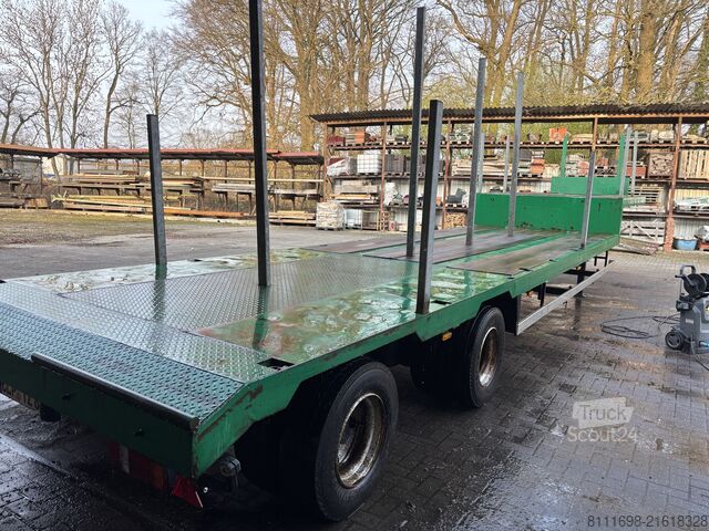 Flatbed semitrailer Orthaus Auflieger, Pritsche, Tieflader