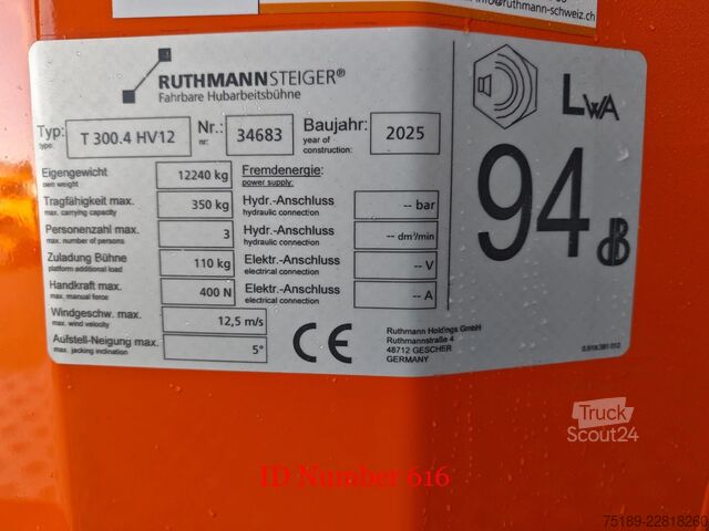  MAN TGM 15.250 4x2 Ruthmann T300.4