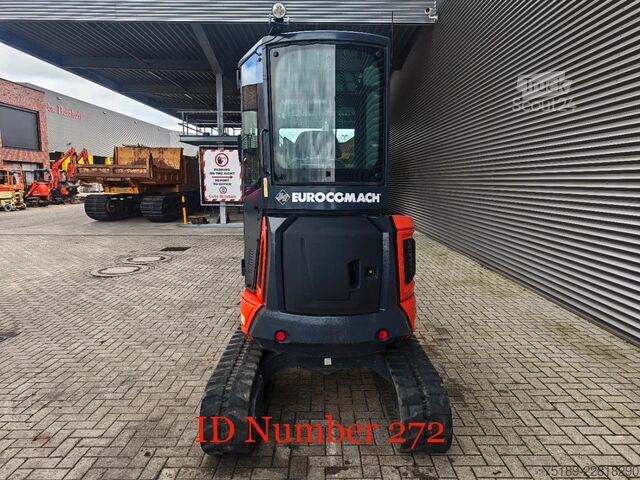 Miniekskavators Eurocomach ES 25 ZT 3 Buckets!