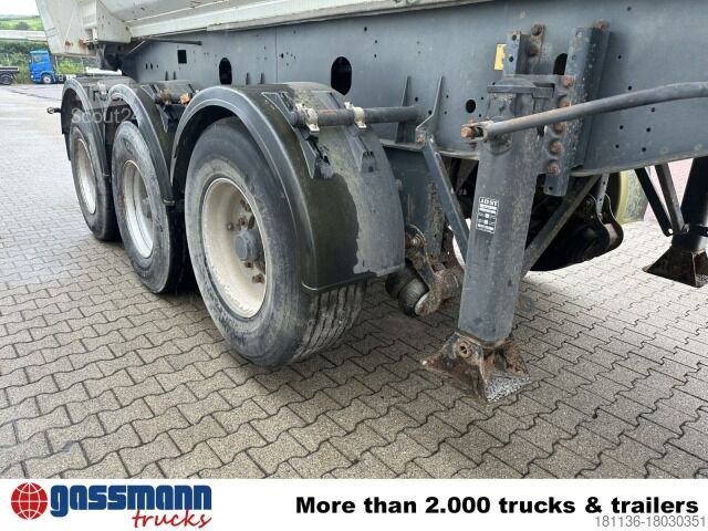 Damperli yarı römork Meiller MHPS 12/27 NOSS2, Stahlmulde ca. 26m³, Liftachse