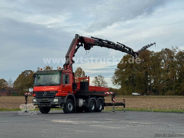 Grúa montada en camión MERCEDES-BENZ Actros MP2 2644 6x4 Fassi F800 XP Funk