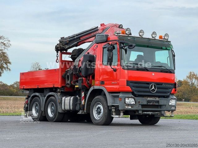 Grúa montada en camión MERCEDES-BENZ Actros MP2 2644 6x4 Fassi F800 XP Funk