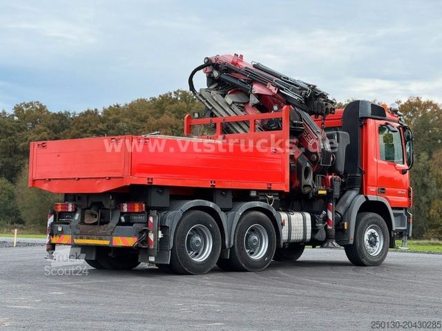 Grúa montada en camión MERCEDES-BENZ Actros MP2 2644 6x4 Fassi F800 XP Funk