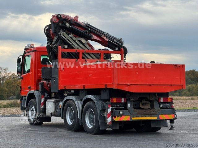 Grúa montada en camión MERCEDES-BENZ Actros MP2 2644 6x4 Fassi F800 XP Funk